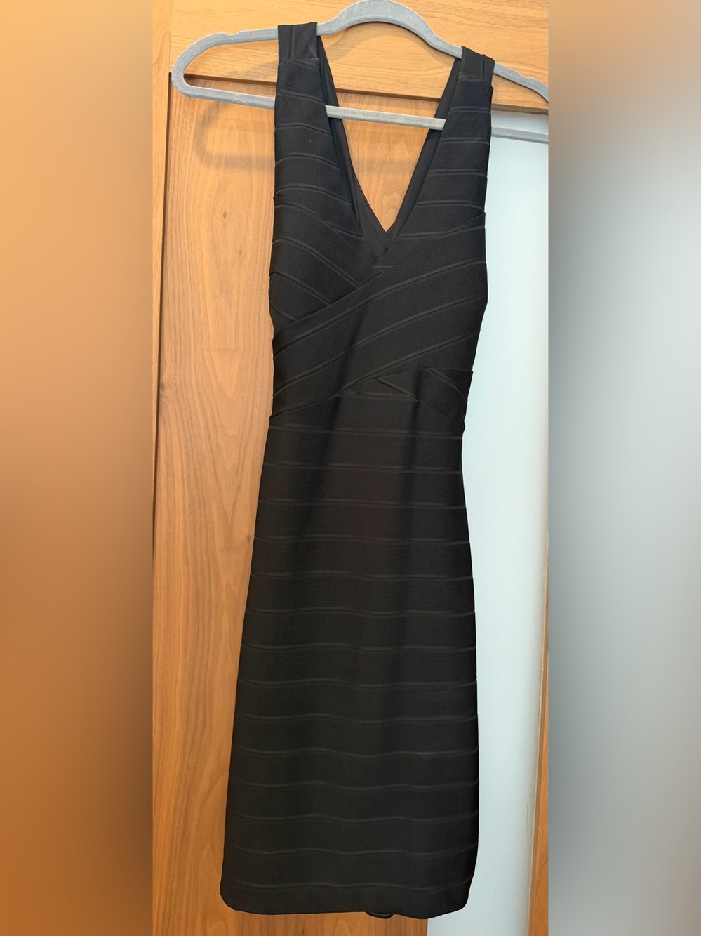 Guess Stretchy Bandeau Black Dress